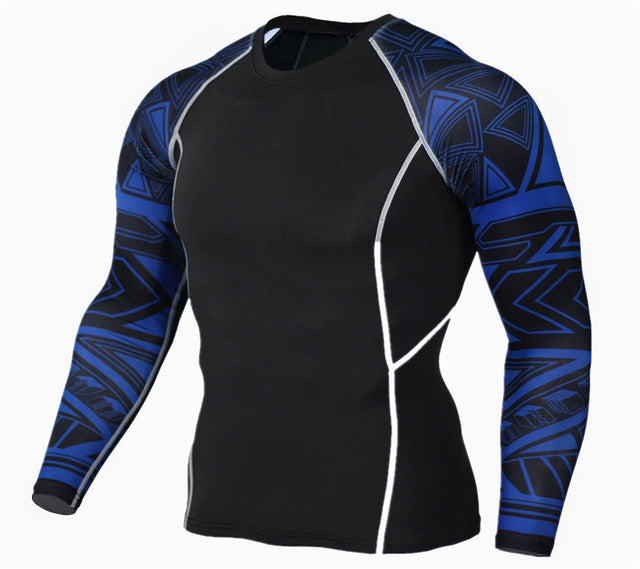 T-Shirt Men Bodybuilding Skin Tight