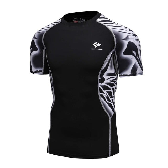 T-shirts Men Compression MMA