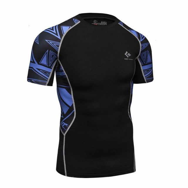 T-shirts Men Compression MMA