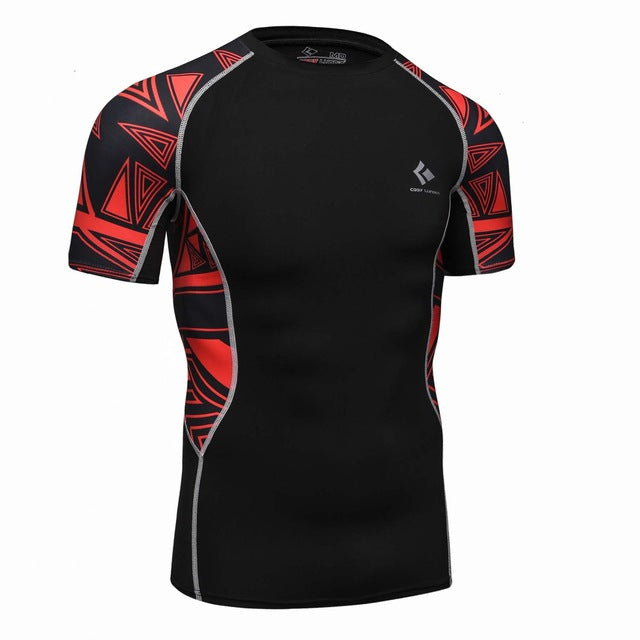 T-shirts Men Compression MMA
