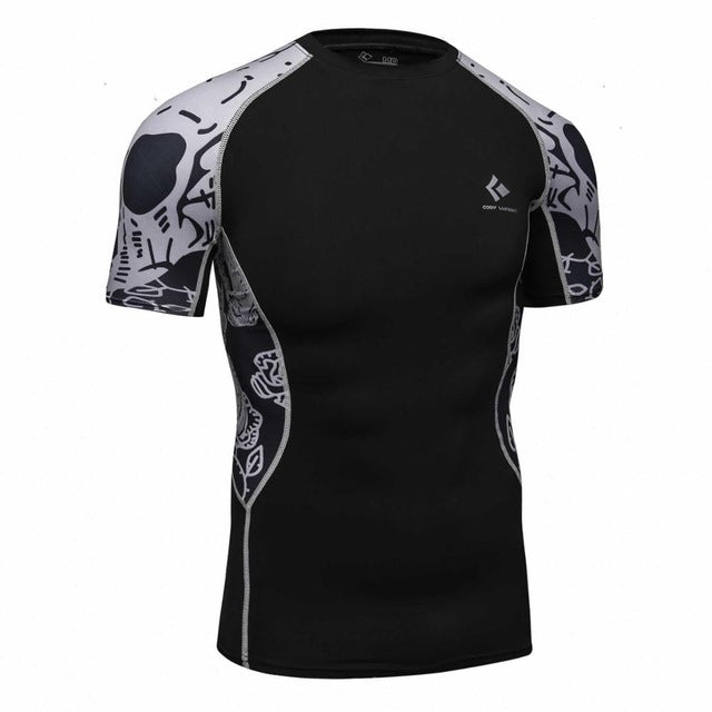 T-shirts Men Compression MMA