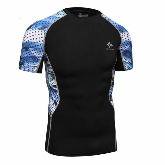 T-shirts Men Compression MMA