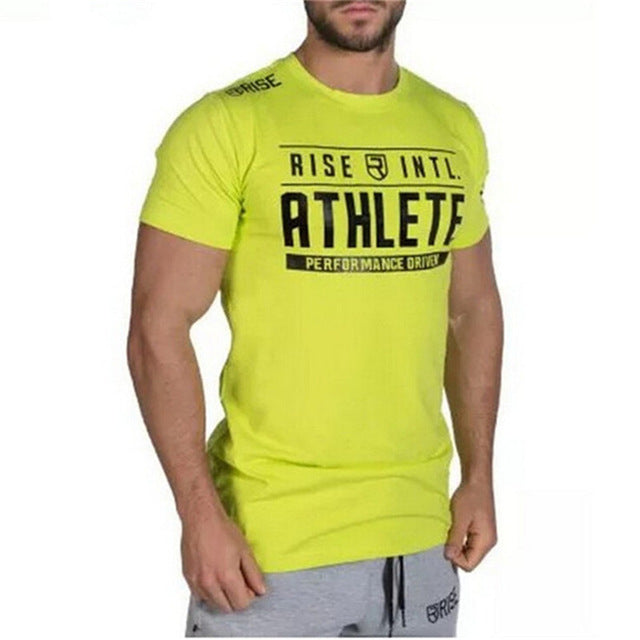 T-shirt Bodybuilding Slim Shirt
