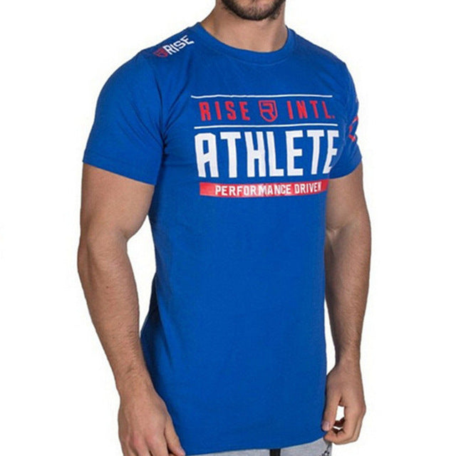 T-shirt Bodybuilding Slim Shirt
