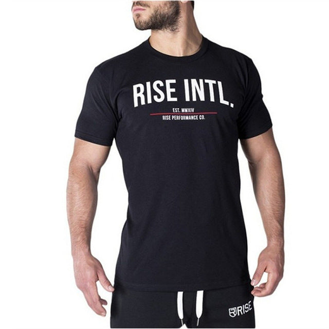 T-shirt Bodybuilding Slim Shirt