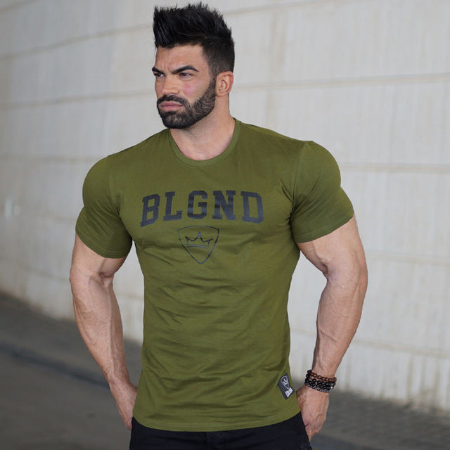 Fitness Bodybuilding Shirts Slim fit