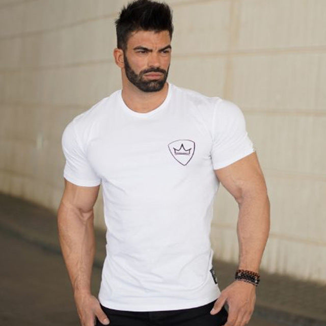 Fitness Bodybuilding Shirts Slim fit