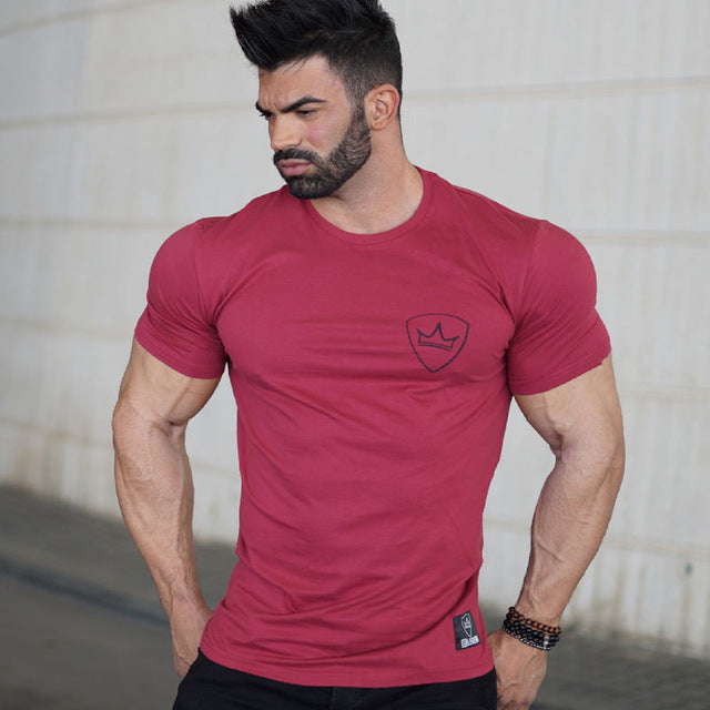 Fitness Bodybuilding Shirts Slim fit