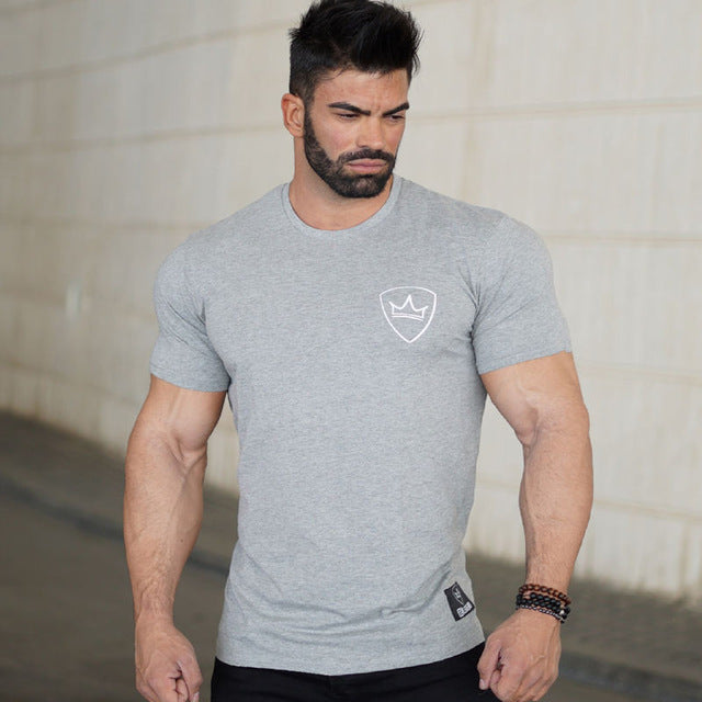Fitness Bodybuilding Shirts Slim fit