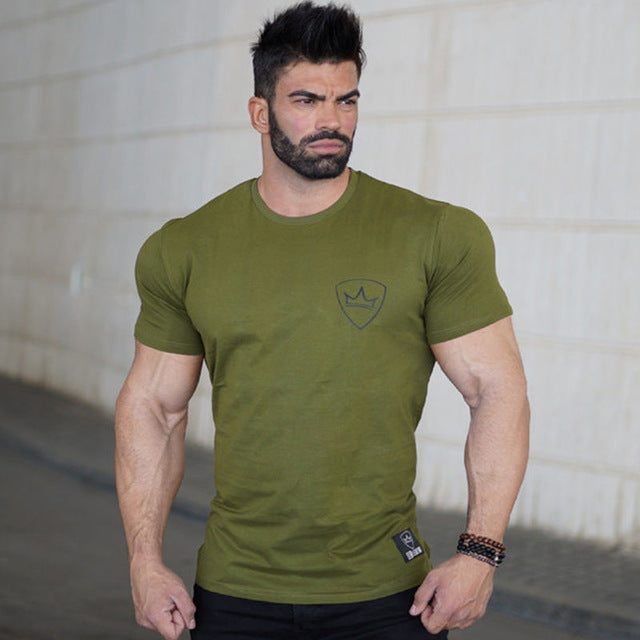 Fitness Bodybuilding Shirts Slim fit