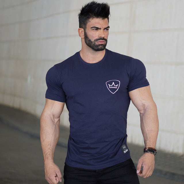 Fitness Bodybuilding Shirts Slim fit