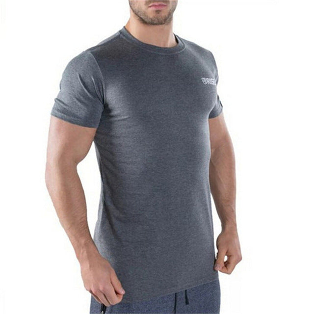 Men Short Sleeve workout Tee