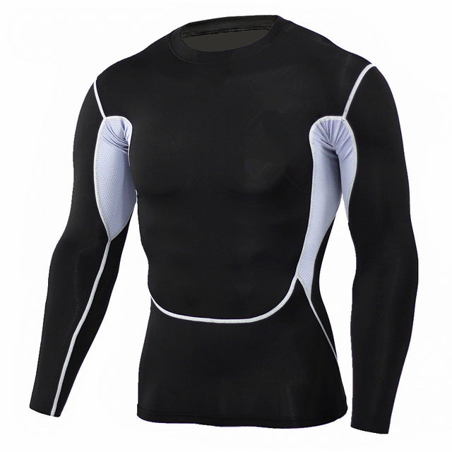 T-Shirt Men Bodybuilding Skin Tight