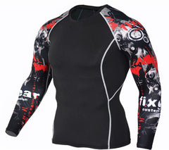 T-Shirt Men Bodybuilding Skin Tight