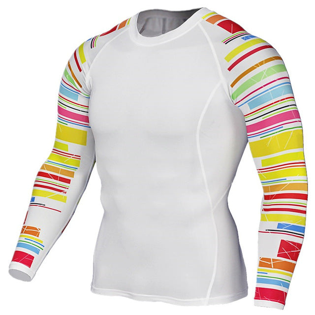T-Shirt Men Bodybuilding Skin Tight