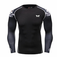 Men Long sleeve Bodybuilding Weight lifting