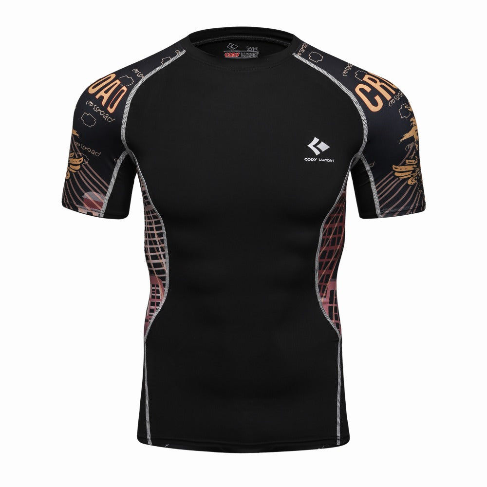 T-shirts Men Compression MMA