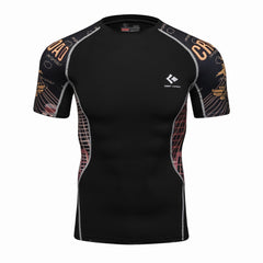 T-shirts Men Compression MMA
