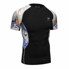T-shirts Men Compression MMA