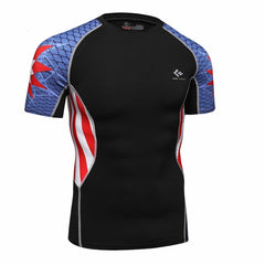 T-shirts Men Compression MMA