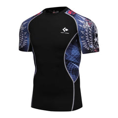 T-shirts Men Compression MMA