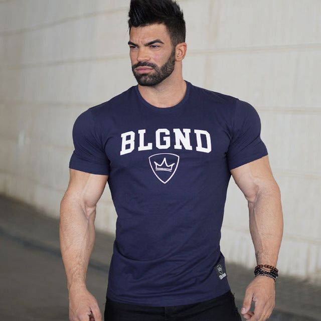 Fitness Bodybuilding Shirts Slim fit