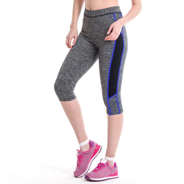 Fitness Yoga Sport Pants Stretch Cropped Leggings Outdoor