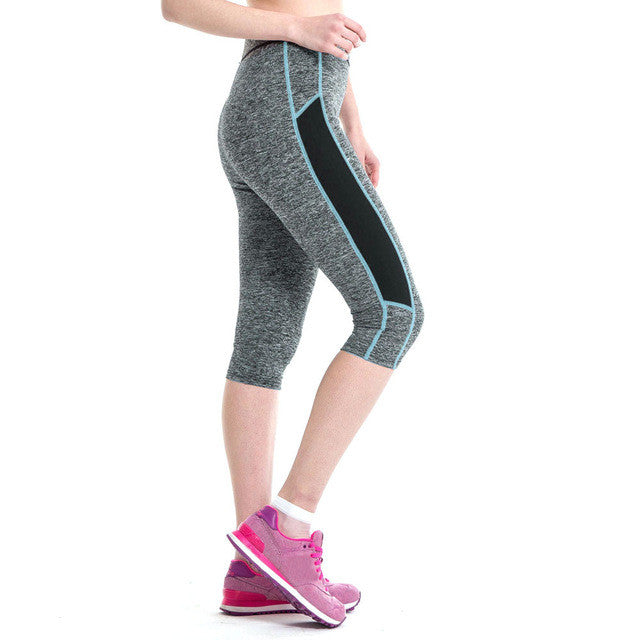 Fitness Yoga Sport Pants Stretch Cropped Leggings Outdoor