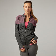 Women Jacket  Zipper Coats Workout