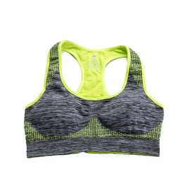 Women Fitness Bras Shirt Padded Bra Push Up