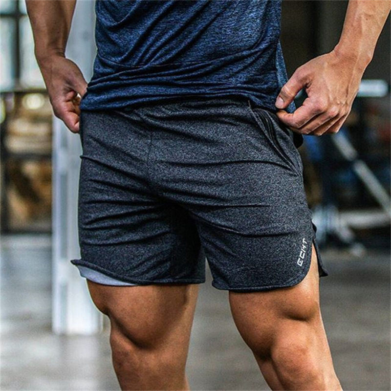 Bodybuilding Workout male Calf-Length short pants