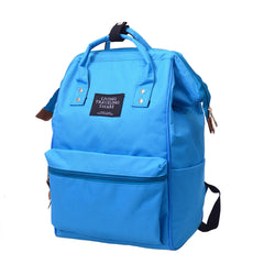 Unisex Solid Backpack Travel Bag