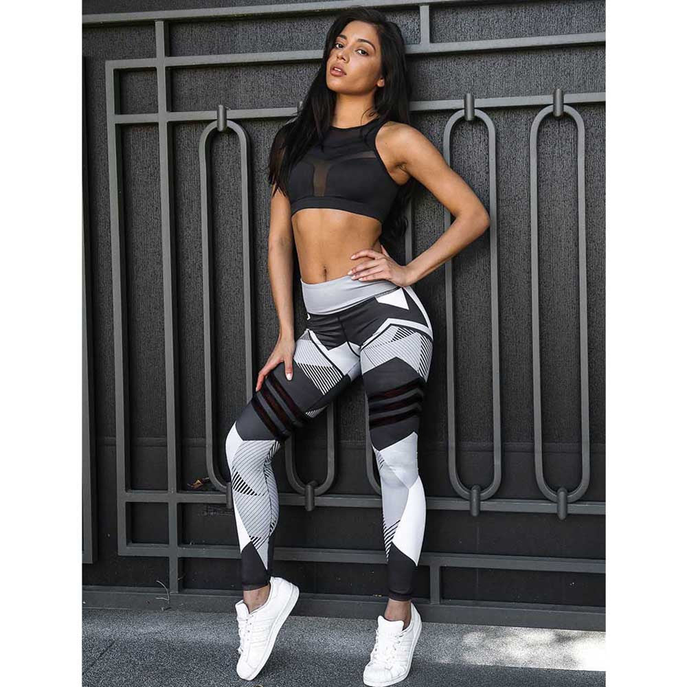 Women Running Pants Fitness Elastic Leggings